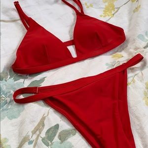 Zaful red summer bikini nwot 🌟